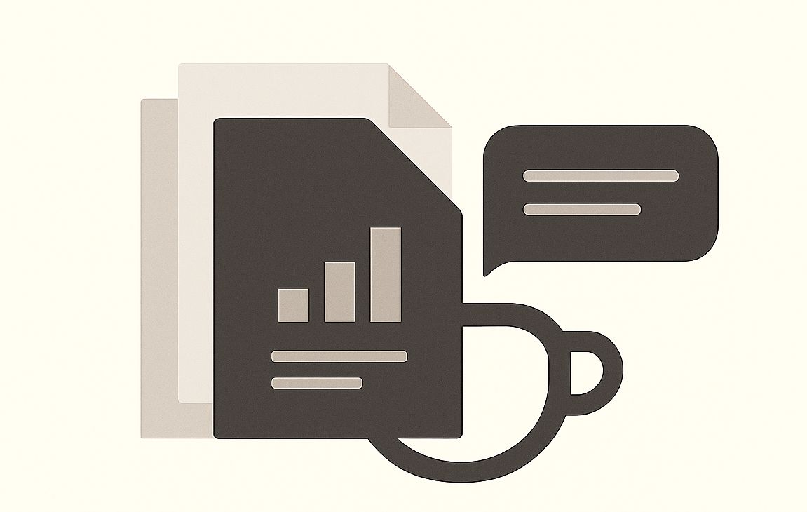 AI-powered document processing interface showing chat and search functionality